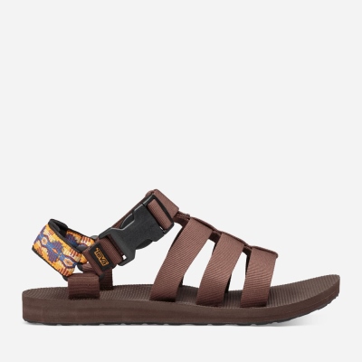 Teva Original Dorado - Men's Teva Hiking Sandals - Claret | India (XYLB68731)